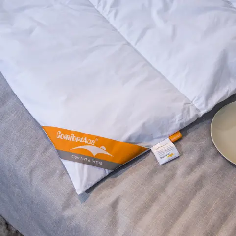 - ComfortAce Belfast dekbed | Tijk katoen | Vulling polyester | Warmteklasse 2 [ BSB#2]